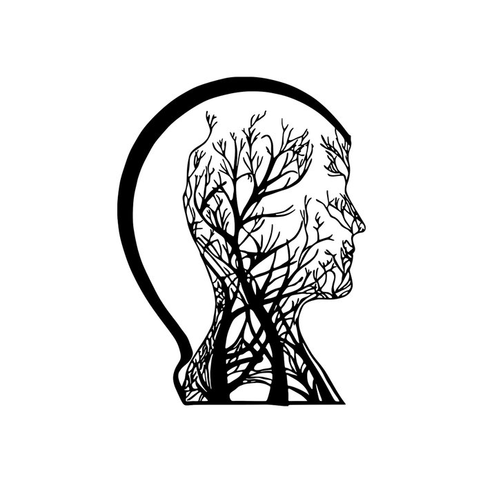 Wallity Tree Man - 322 Escultura de Pared de Metal Negra Wallity Tree Man - 322 Escultura de Pared de Metal Negra